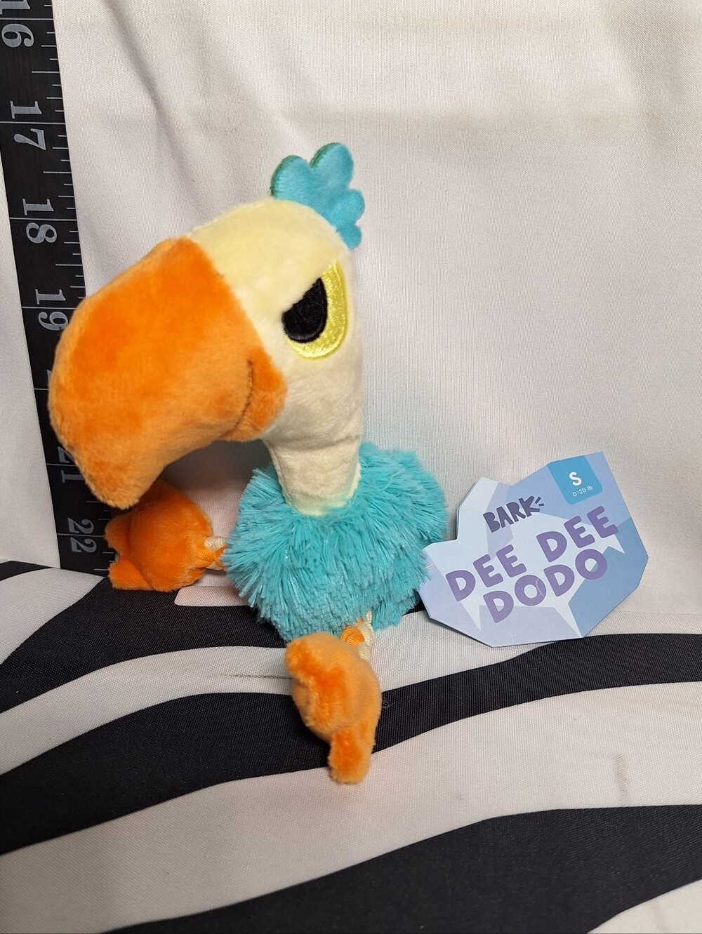 NWT Bark Dee Dee Dodo Dog Toy S